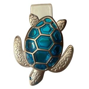 Bath Body Works Wallflower Plug In Blue / Turquoise Silver Sea Turtle